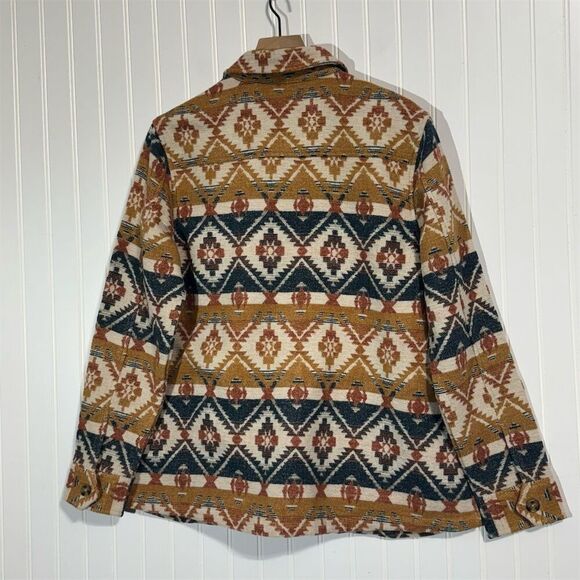 Idyllwind Aztec Boho Southwestern Shacket Jacket Coat L NWT Miranda Lambert - Picture 3 of 8